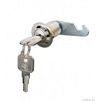 Замок почтовый/мебельный d=25 мм поворот 90°, ригель прямой Lпол.=45 мм, 0021 Замок почтовый/мебельный d=25 мм поворот 90°, ригель прямой Lпол.=45 мм, 0021