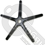 Крестовина для офисного кресла пластиковая Европа d=600 мм фото 2 Крестовина для офисного кресла пластиковая Европа d=600 мм фото 2