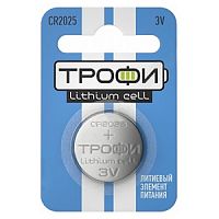 Батарейка Трофи CR2025-1BL/ Б0003649