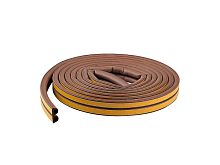 Уплотнитель для окон и дверей Е-профиль, резиновый на клейкой основе, черный, 150 м, 4WALLS/8, UBL15 Уплотнитель для окон и дверей Е-профиль, резиновый на клейкой основе, черный, 150 м, 4WALLS/8, UBL15