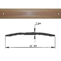Порог АЛ-125-С 1,8м БУК , Стык алюминевый , 40 мм Порог АЛ-125-С 1,8м БУК , Стык алюминевый , 40 мм