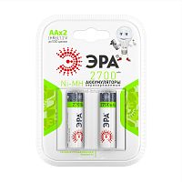 Батарейка аккумуляторная ЭРА мизинчиковая (ААА), HR03-2BL 1000mAh, C0038455 Батарейка аккумуляторная ЭРА мизинчиковая (ААА), HR03-2BL 1000mAh, C0038455