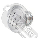 Ручка-кнопка мебельная d=30 мм, хром, 507, 128-054 /100/1000/ фото 2 Ручка-кнопка мебельная d=30 мм, хром, 507, 128-054 /100/1000/ фото 2