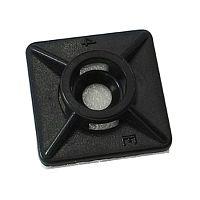 8566 Крепежный цоколь для кабельного бандажа крестообразный, на клейкой основе KEW BS D 4,8, цвет че 8566 Крепежный цоколь для кабельного бандажа крестообразный, на клейкой основе KEW BS D 4,8, цвет че