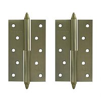 Петля сталь 610-5 бронза левая 10617 Петля сталь 610-5 бронза левая 10617