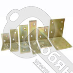 Угол мебельный широкий 25х25х30 жёлтый цинк, KSZ1, /50/ фото 2 Угол мебельный широкий 25х25х30 жёлтый цинк, KSZ1, /50/ фото 2