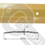 Порог АЛ-125-С   2,0м    золотой металлик  , Стык алюминевый , 40 мм фото 2