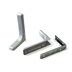 Полкодержатель 237х143х35 мм, с пластиковой накладкой белый, С33, 127-047 /25/50/ Полкодержатель 237х143х35 мм, с пластиковой накладкой белый, С33, 127-047 /25/50/