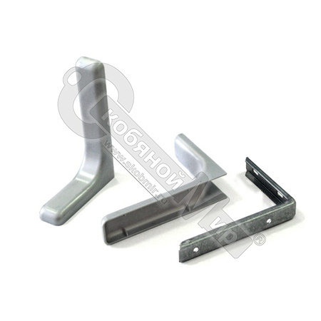 Полкодержатель 237х143х35 мм, с пластиковой накладкой белый, С33, 127-047 /25/50/ Полкодержатель 237х143х35 мм, с пластиковой накладкой белый, С33, 127-047 /25/50/