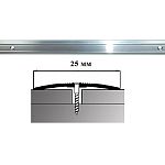 Порог АЛ-163 1,8м алюм. б/уп., Стык алюминевый узкий, 25 мм Порог АЛ-163 1,8м алюм. б/уп., Стык алюминевый узкий, 25 мм