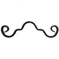 Завиток 380х100 мм 10х10 мм декор 101 Завиток 380х100 мм 10х10 мм декор 101