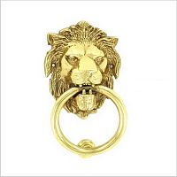 Ручка-гонг "ЛЕВ"латунь разм.19х11см 2152/2 OLV LEONE*** Ручка-гонг "ЛЕВ"латунь разм.19х11см 2152/2 OLV LEONE***