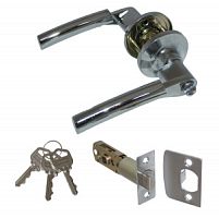 Ручка межкомн.Латунина 6931 СР/ЕТ полиров.хром Ручка межкомн.Латунина 6931 СР/ЕТ полиров.хром