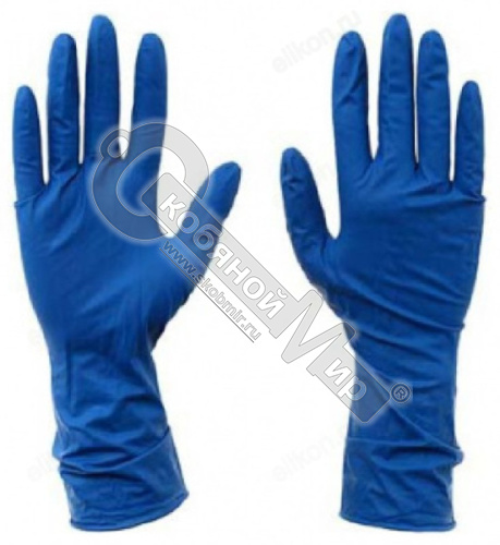 Перчатки латексные прочные, размер L,  HB003G, 121 631