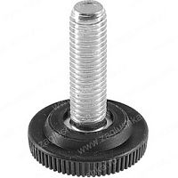 Опора резьб.регулир.основание D32 + резьба м10х35 с заглушкой пластиковой 30х60 черная Опора резьб.регулир.основание D32 + резьба м10х35 с заглушкой пластиковой 30х60 черная