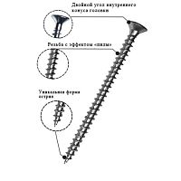Саморез потай, универсальный, белый цинк 3х30 Pz INFIX /100/*** Саморез потай, универсальный, белый цинк 3х30 Pz INFIX /100/***