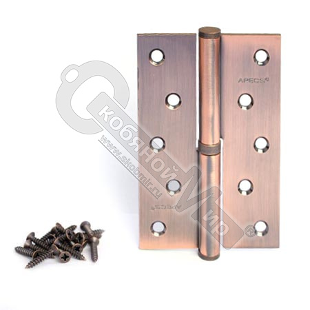 Петля левая 120х80-B-Steel-AC-L Apecs, медь 00013698*** Петля левая 120х80-B-Steel-AC-L Apecs, медь 00013698***