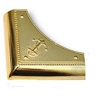 Накладка декор. угловая морск. кол. гл. золото BRASS, 4032.0066.024 Накладка декор. угловая морск. кол. гл. золото BRASS, 4032.0066.024