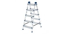 Стремянка, 5 ступеней, стальной профиль, алюминиевые ступени, Сибртех, 97955 / 97845 Стремянка, 5 ступеней, стальной профиль, алюминиевые ступени, Сибртех, 97955 / 97845