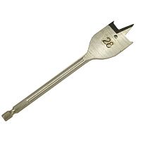 Сверло перовое по дереву 28х152 мм, "Rennbohr", 659128 Сверло перовое по дереву 28х152 мм, "Rennbohr", 659128