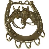 Вешалка "ПОДКОВА" 16х21 латунь, 5 крючков, STILARS, 00069 Вешалка "ПОДКОВА" 16х21 латунь, 5 крючков, STILARS, 00069