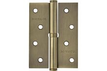 Петля сталь 750-4 бронза левая 10584 Петля сталь 750-4 бронза левая 10584