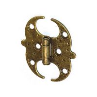 Петля фигурная,покрытие антик 553-60х60х1,5А*** Петля фигурная,покрытие антик 553-60х60х1,5А***