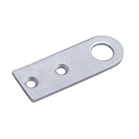 Проушина для замка 18х50 мм, прямая, цинк /400/ Проушина для замка 18х50 мм, прямая, цинк /400/