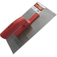 Гладилка стальная 280х130 мм, зеркальная полировка, пластмас. ручка, MATRIX, 86774 Гладилка стальная 280х130 мм, зеркальная полировка, пластмас. ручка, MATRIX, 86774