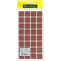 Подложки самоклеющиеся под ножки мебельные 30х30 мм на войлочной основе (21шт./лист), PC6030BR Подложки самоклеющиеся под ножки мебельные 30х30 мм на войлочной основе (21шт./лист), PC6030BR