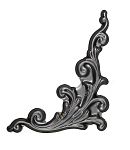 Накладка штампованная 288х105х0,8 мм левая НКЛ5008*** Накладка штампованная 288х105х0,8 мм левая НКЛ5008***