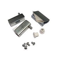 17093 Петля(комп.петля лев+прав.+ручка)д/распашн.стекл.дверей б/сверления/цинк 17093 Петля(комп.петля лев+прав.+ручка)д/распашн.стекл.дверей б/сверления/цинк