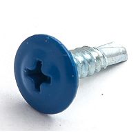 Саморез с прессшайбой, сверло RAL5005 4,2х16 ярко-синий /500/ Саморез с прессшайбой, сверло RAL5005 4,2х16 ярко-синий /500/