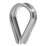 Коуш для стальных канатов 10мм. DIN6899 /5/ Коуш для стальных канатов 10мм. DIN6899 /5/