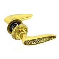 Дверная ручка на круг.розетке (д. 60мм) ММ 2707.01 ПОМПЕЯ латунь полир. Дверная ручка на круг.розетке (д. 60мм) ММ 2707.01 ПОМПЕЯ латунь полир.