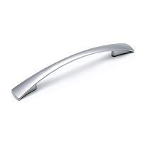 Ручка-скоба мебельная 128 мм 01 матовый хром, 9054*** Ручка-скоба мебельная 128 мм 01 матовый хром, 9054***