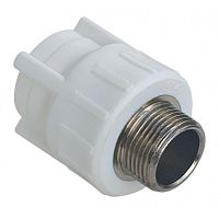 Муфта комбинированная d=25х1", наружняя резьба (М), AQuapipe, 03891 /60/10/ Муфта комбинированная d=25х1", наружняя резьба (М), AQuapipe, 03891 /60/10/