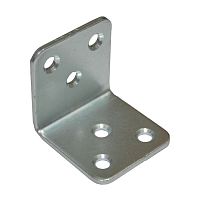 Уголок мебельный 37х37х35х2.3 мм, 3 отверстия, цинк /150/ Уголок мебельный 37х37х35х2.3 мм, 3 отверстия, цинк /150/