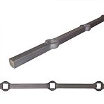 Квадрат кованый 2000х140х14 мм 4400-14 Италия*** Квадрат кованый 2000х140х14 мм 4400-14 Италия***