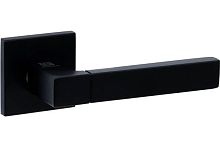 Ручки дверные на тонкой розетке STRICTO A-67-40 BLACK черный BUSSARE Ручки дверные на тонкой розетке STRICTO A-67-40 BLACK черный BUSSARE