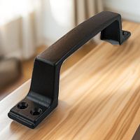 Ручка-скоба дверная РС-100-С черная матовая (50/200) Ручка-скоба дверная РС-100-С черная матовая (50/200)