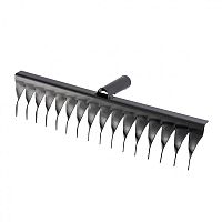 Грабли стальные, 16 витых зубьев, 420 мм, без черенка, Сибртех,  61750  Грабли стальные, 16 витых зубьев, 420 мм, без черенка, Сибртех,  61750