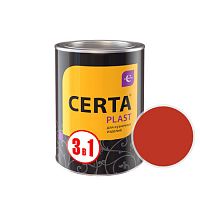 Грунт-эмаль по ржавчине 3 в 1 "CERTA-PLAST", ярко-красный (0,8 кг) (Под заказ) Грунт-эмаль по ржавчине 3 в 1 "CERTA-PLAST", ярко-красный (0,8 кг) (Под заказ)