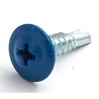 Саморез с прессшайбой, сверло RAL5005 4,2х19 насыщенный синий /500/ Саморез с прессшайбой, сверло RAL5005 4,2х19 насыщенный синий /500/