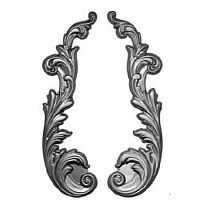 Накладка штампованная пара 130х430х1 мм 19787 Накладка штампованная пара 130х430х1 мм 19787