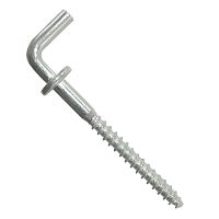 Металлический крюк с шайбой (упором) KEW WH 4,4х40, цинк Металлический крюк с шайбой (упором) KEW WH 4,4х40, цинк