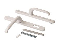 Нажимной гарнитур 25/85 с возвратной ручкой белый RAL 9016*** Нажимной гарнитур 25/85 с возвратной ручкой белый RAL 9016***