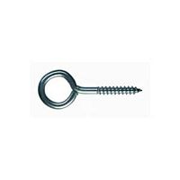Шуруп крюк-кольцо, цинк 4х20 /100/ Шуруп крюк-кольцо, цинк 4х20 /100/