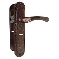 Ручка на планке РДП 2-006-С65-АМ- антик медь ,сувальд. /15/