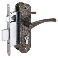 Замок врезной с/руч. Птимаш ЗВ9-4.07 (ЗВ9-0623) с пружиной бронза (10)*** Замок врезной с/руч. Птимаш ЗВ9-4.07 (ЗВ9-0623) с пружиной бронза (10)***